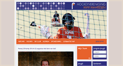 Desktop Screenshot of mhvmaarssen.nl